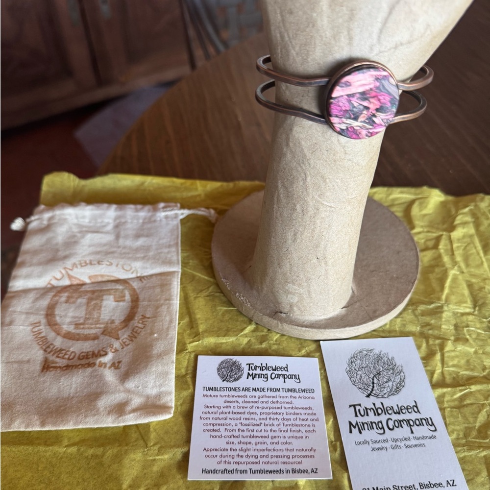 Tumbleweed Gem and Jewelry handmade in Bisbee Arizona Bracelet each one unique!